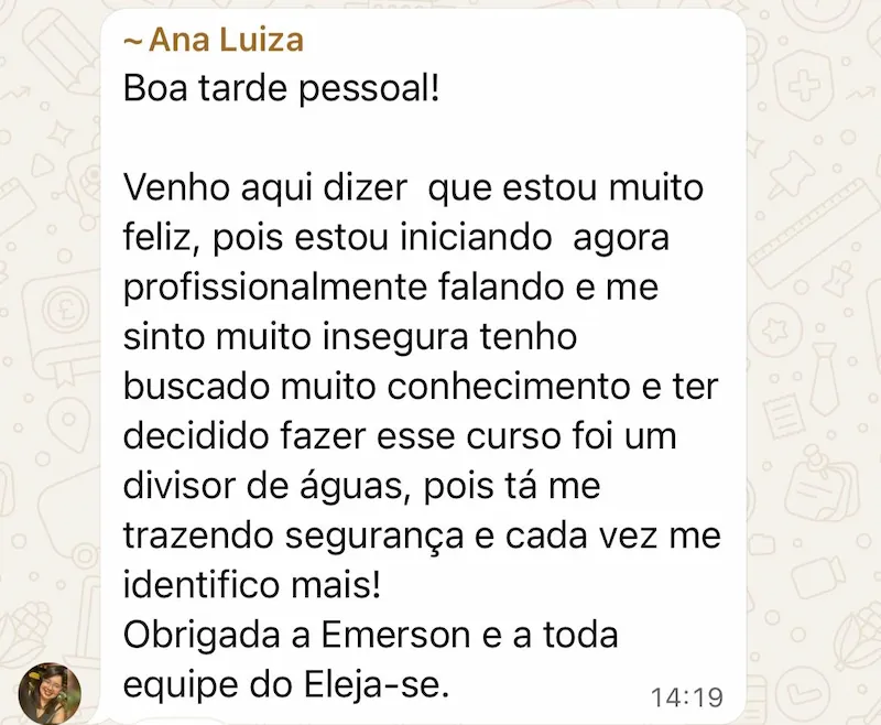 Depoimento Ana Formação
