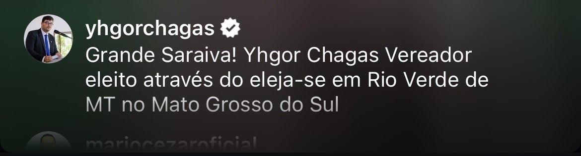 ygor depoimento vereador