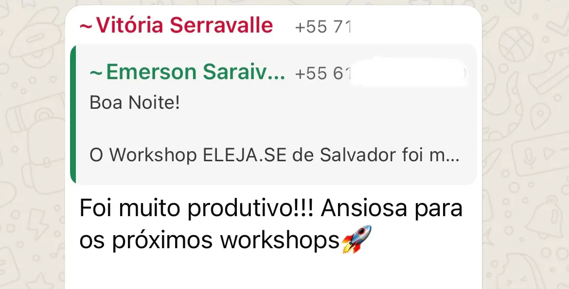 Depoimento 4 Workshop