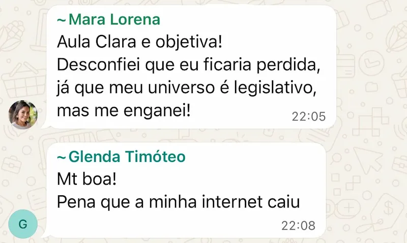 Depoimento Formação 10