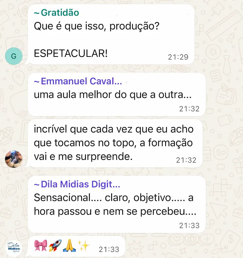 Depoimento Formação 11