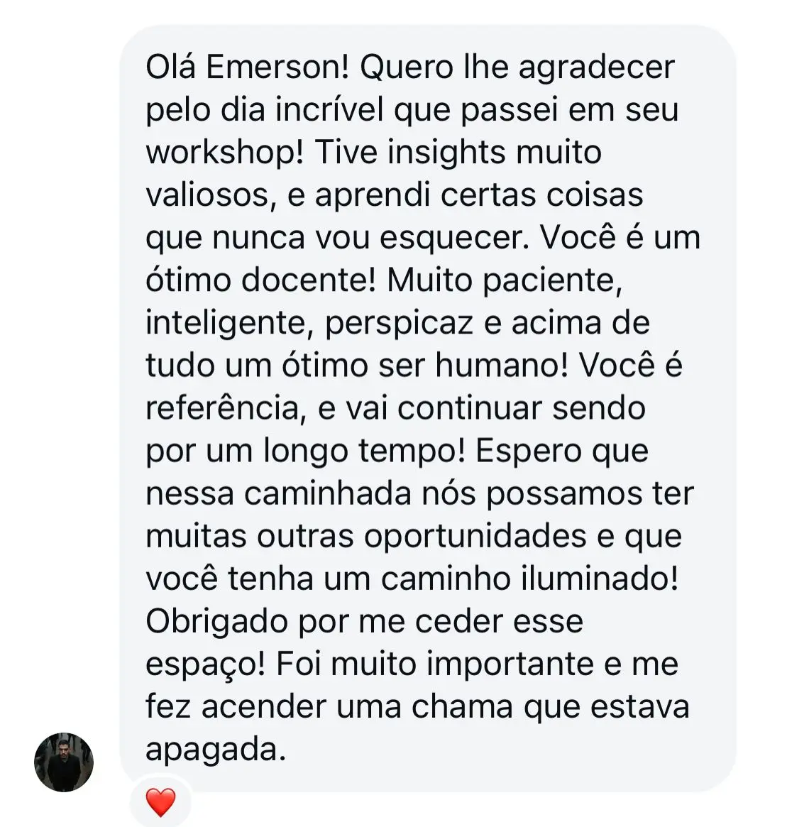 Depoimento workshop skdsd