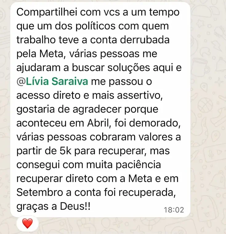 depoimento comunidade kess