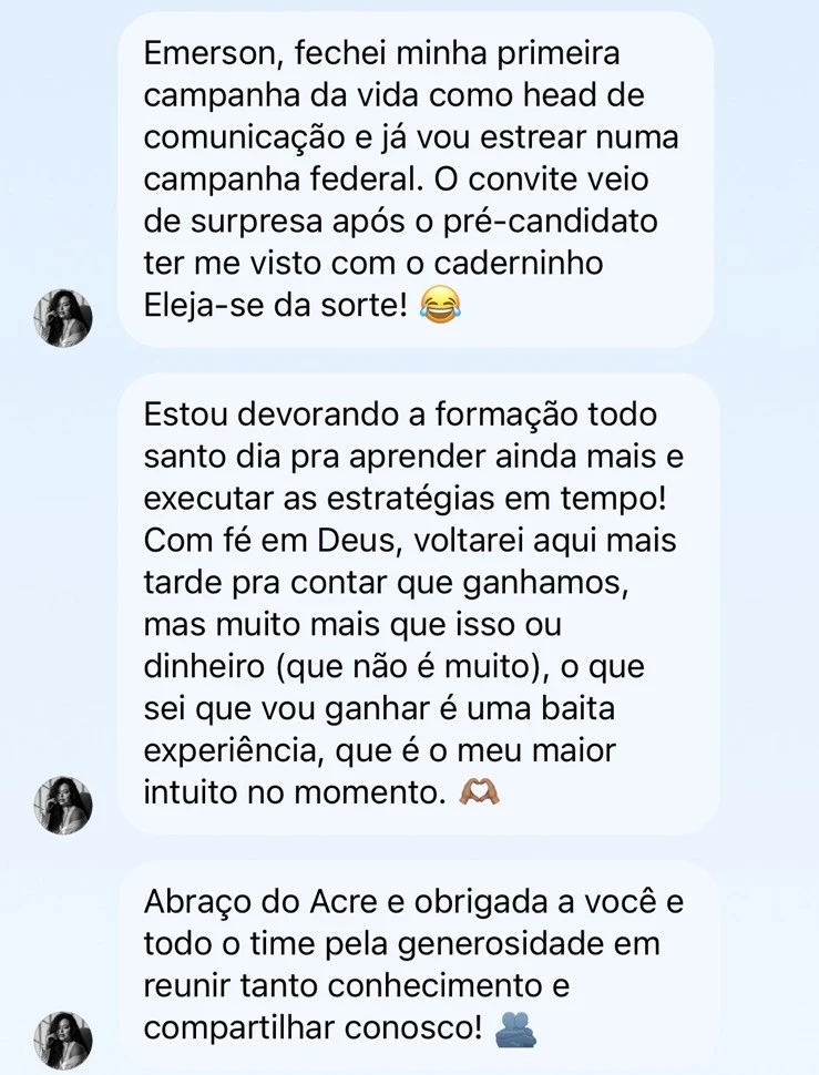 Depoimento Agnes FME elejase